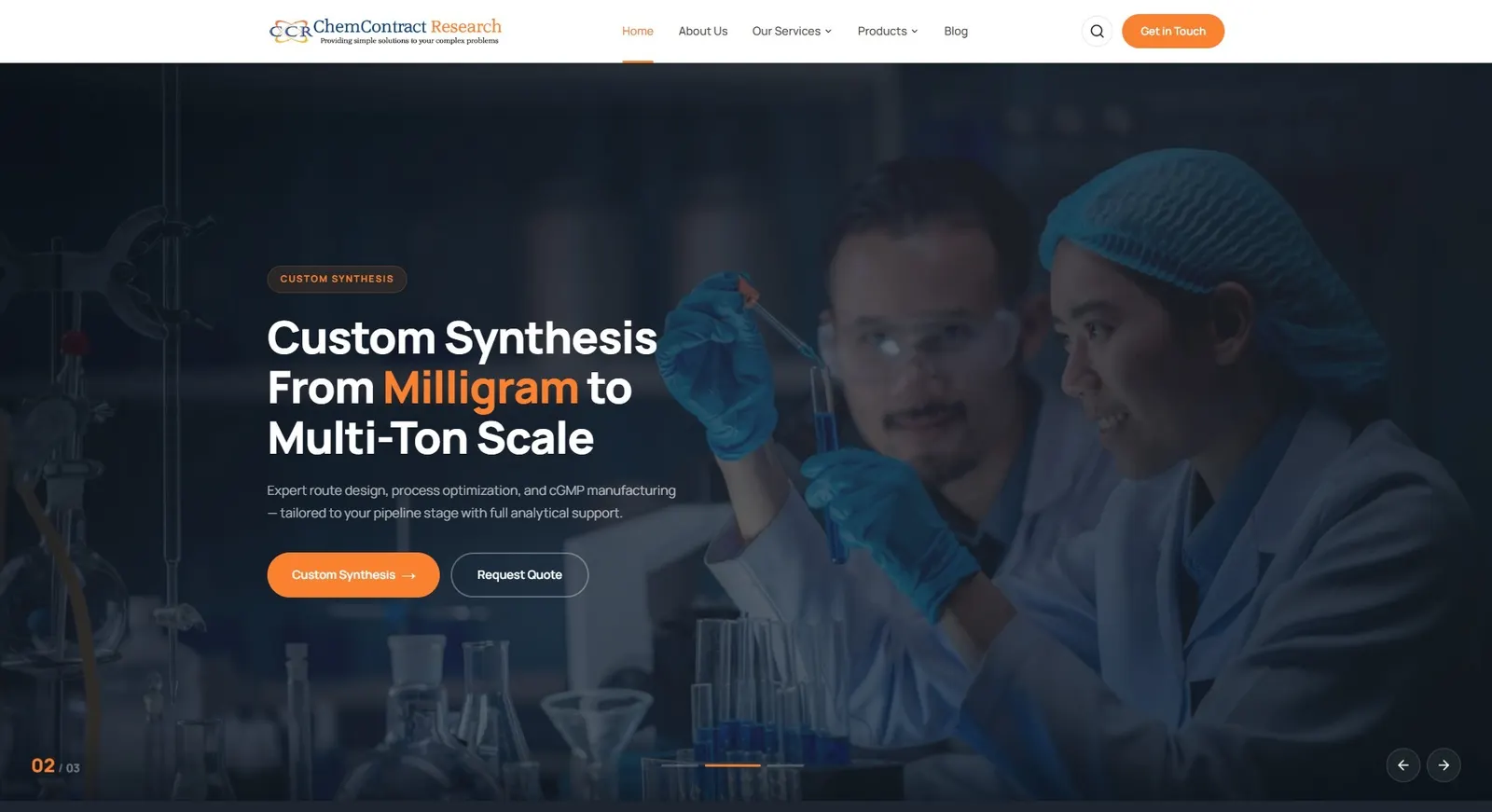 Chem Contract Research screenshot