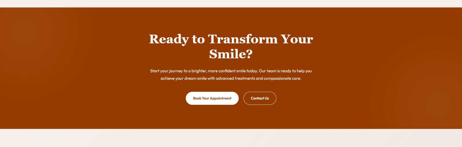 Full-width CTA pattern
