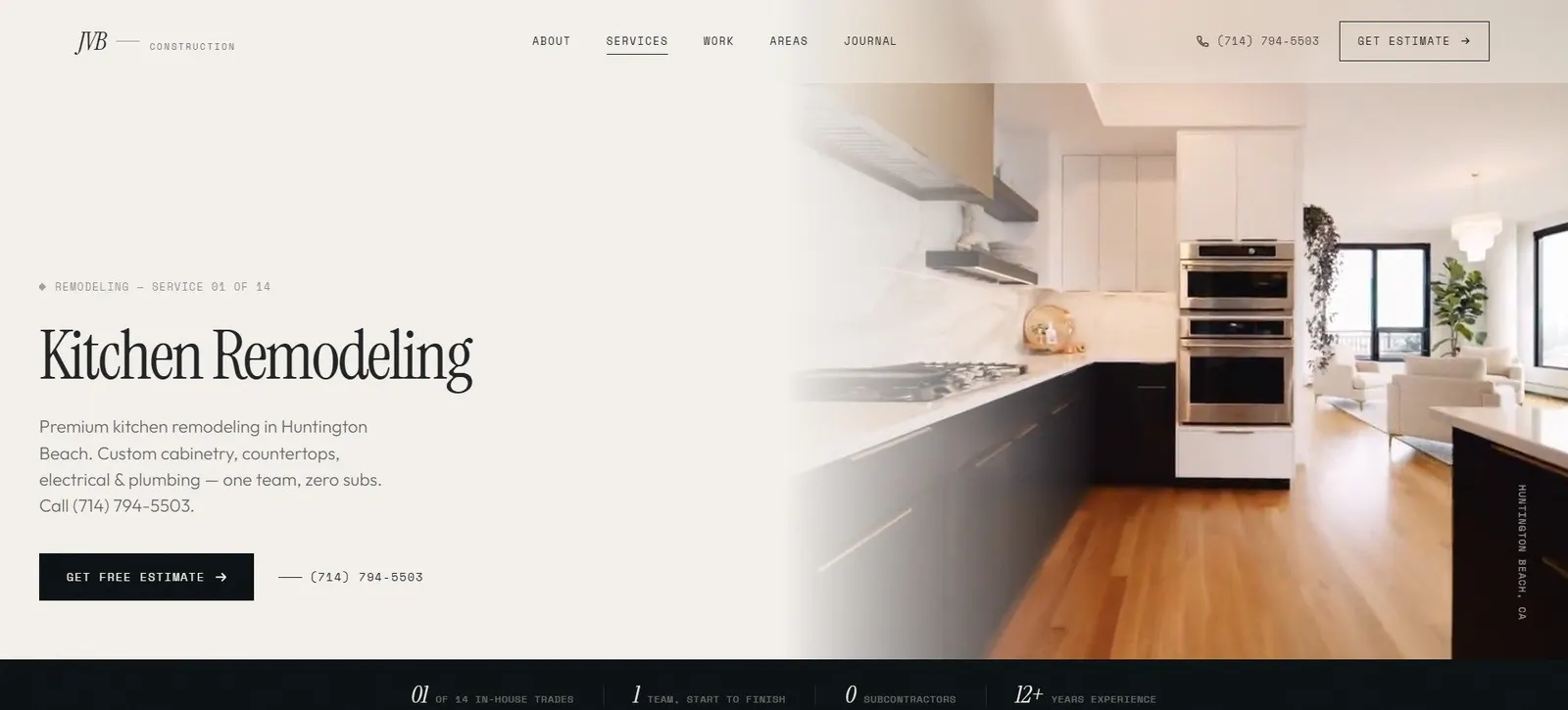 JVB Construction screenshot