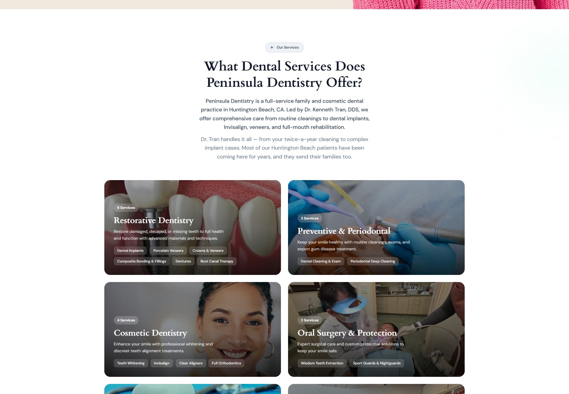 Dual-specialty service tree